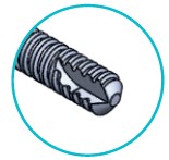 passive apex dental fixation screws
