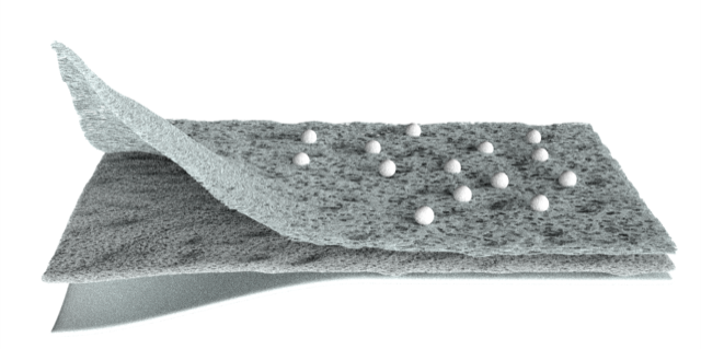 synthetic adsorbing dental membrane